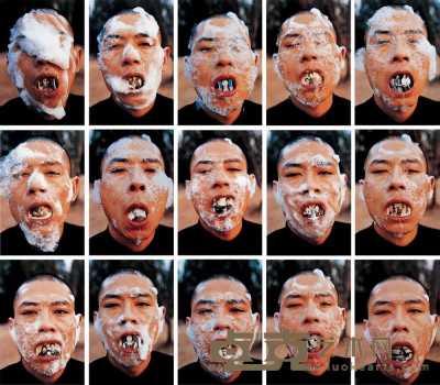 1998年作 张洹 泡沫—全组十五帧 